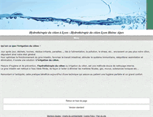 Tablet Screenshot of hydrodetoxlyon.com